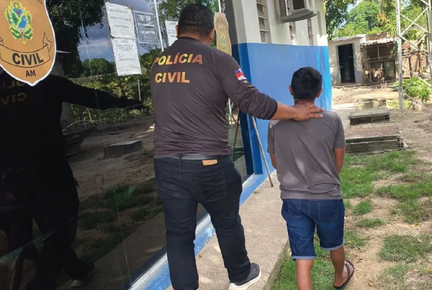 Professor indígena é preso no Amazonas por abusar sexualmente das próprias filhas