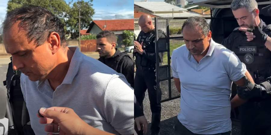 Imagens revelam a prisão do síndico acusado da morte da corretora Daiane