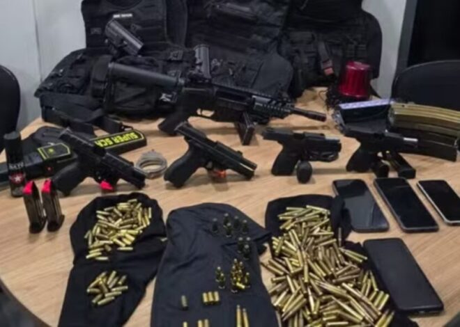 Policiais Militares detidos sob acusação de tentativa de roubo de grande quantidade de drogas no Rio Negro.