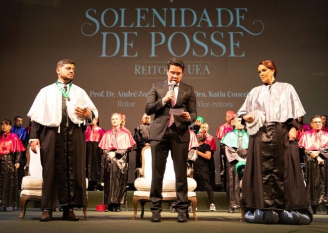 André Zogahib e Katia Couceiro assumem liderança da UEA em solenidade de posse