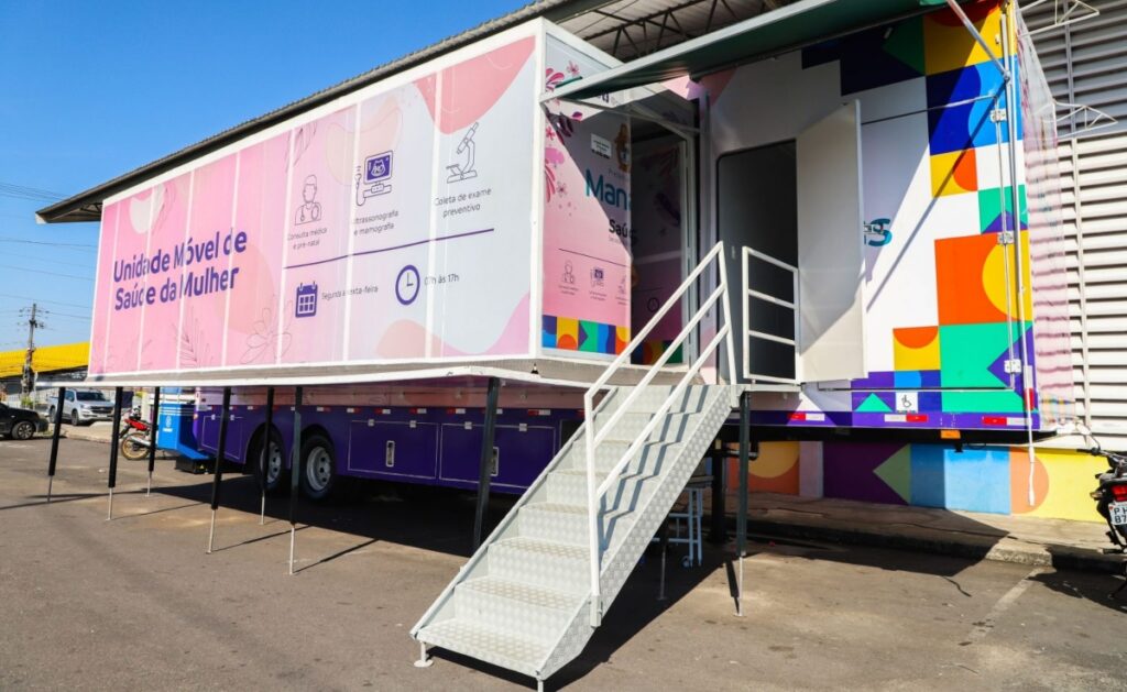 Novos locais de atendimento das unidades móveis de saúde da mulher em Manaus
