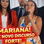 Mariana Ferreira surpreende com discurso ousado na Câmara de Bacabal e ganha reconhecimento do público.