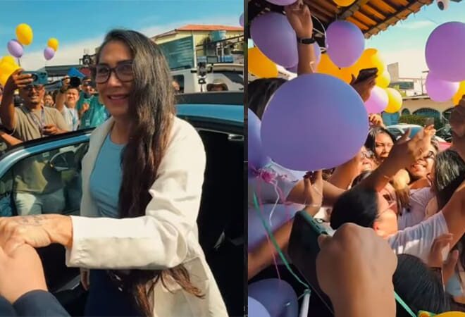 Celebração e Música: Cleusimar faz entrada triunfante no Belle Femme com festa e animação