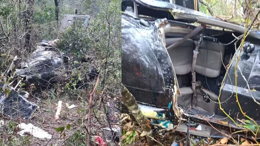 Helicóptero de Rick, da famosa dupla Rick & Renner, é encontrado em destroços na Serra de SC; nenhuma sobrevivência registrada