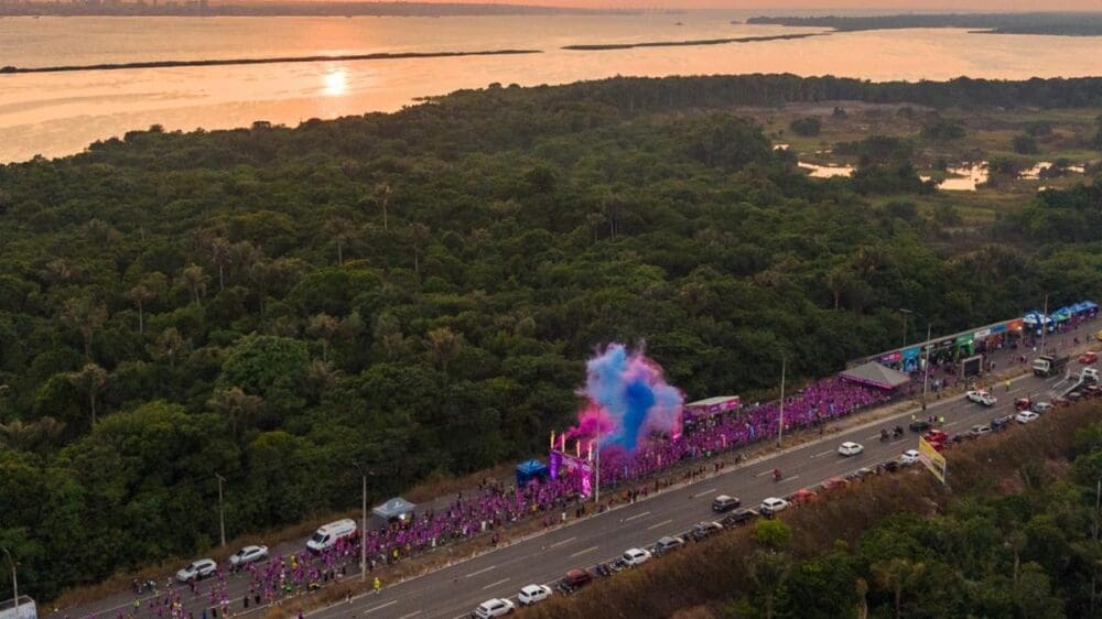 Ponte Rio Negro reúne 2,5 mil corredores em prova de 5 e 10 km em Manaus